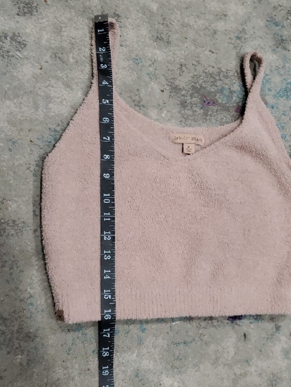 Barefoot Dreams CozyChic Luxe Cropped Cami & Jogger Set In Nude Size M - Picture 11 of 15